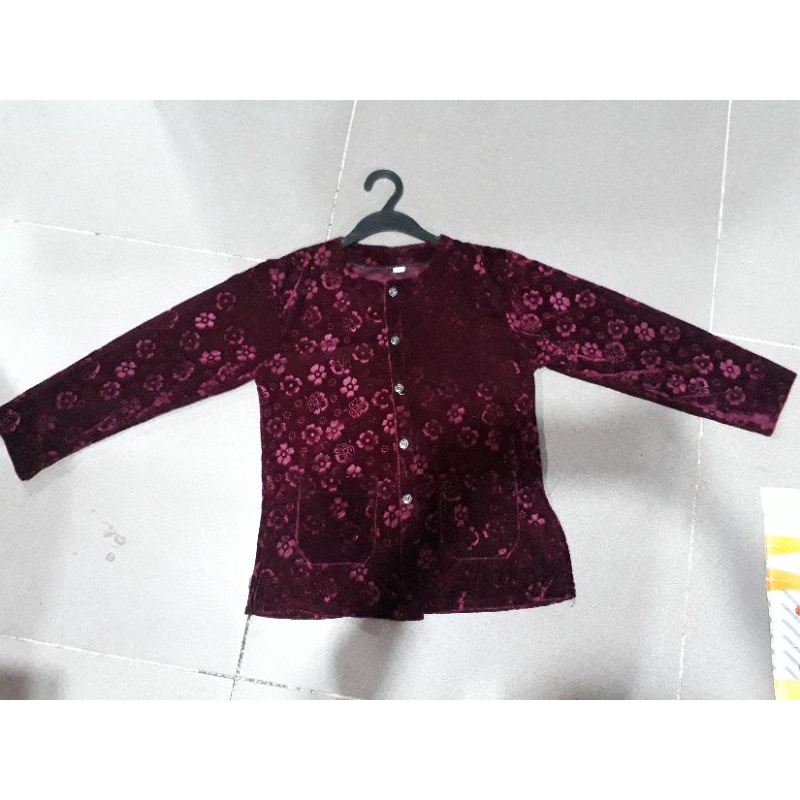 Áo nhung bà ba bà già
