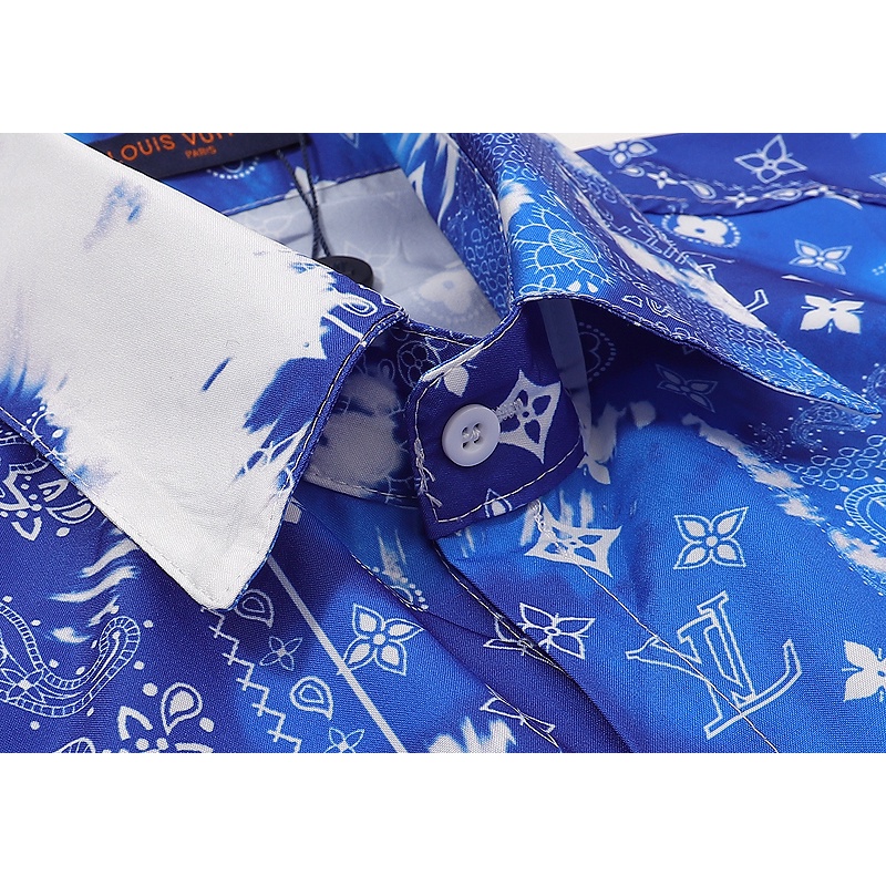 Spot Mới Llllvv Áo Sơ Mi Dài Tay In logo Chữ Cái Đầy Đủ Phong Cách Cho Nam Và Nữ