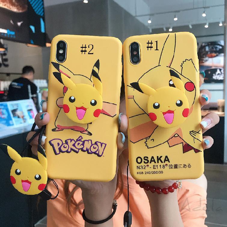 Ốp lưng in hình Pikachu dành cho điện thoại Oppo r9 plus r11 r9s r11s r17 a83 a57 a3