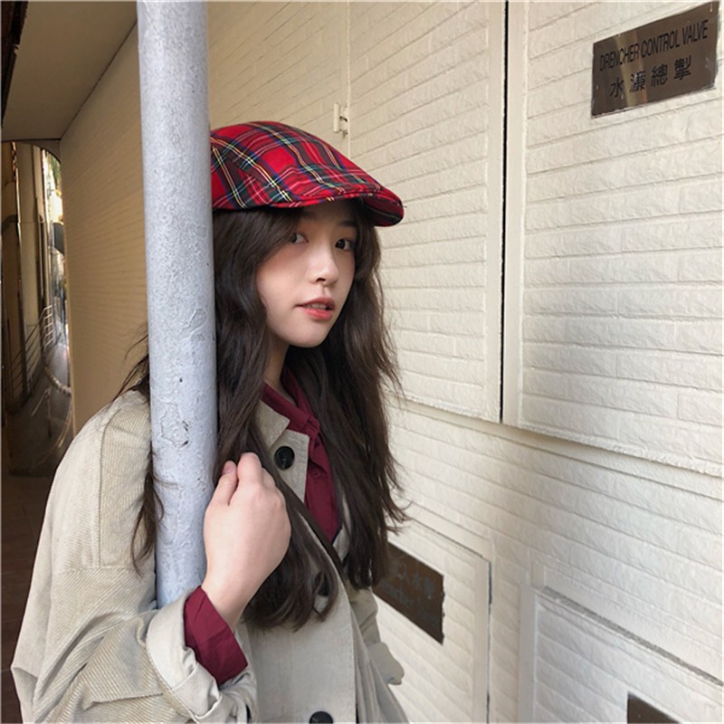 Mũ Họa Sĩ Phong Cách Hong Kong Thời Trang Xuân Hè Cho Nam Nữ