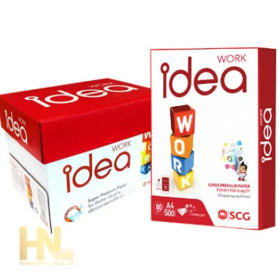 Giấy A4 Idea (70gsm, 80gsm)