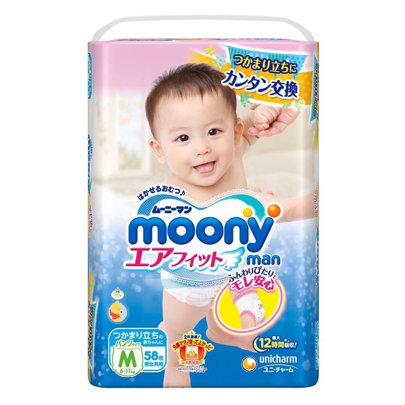 Tả Dán Moony Cao Cấp Dành Cho Bé Xl44 miếng+ Hàng Chính Hãng + Mevabeheocon123