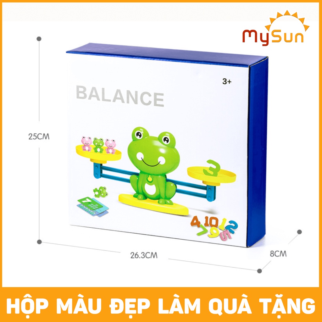 Đồ chơi cân thăng bằng giáo dục thông minh dạy học toán lớp 1 cho bé mầm non 3 4 5 6 7 8 tuổi MySun