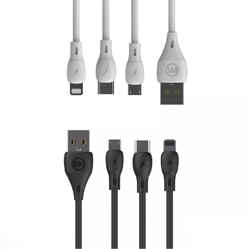 [Bảo hành 12 tháng] Cáp sạc Remax Wk Usb type C, Micro Usb hỗ trợ sạc nhanh 2.1A