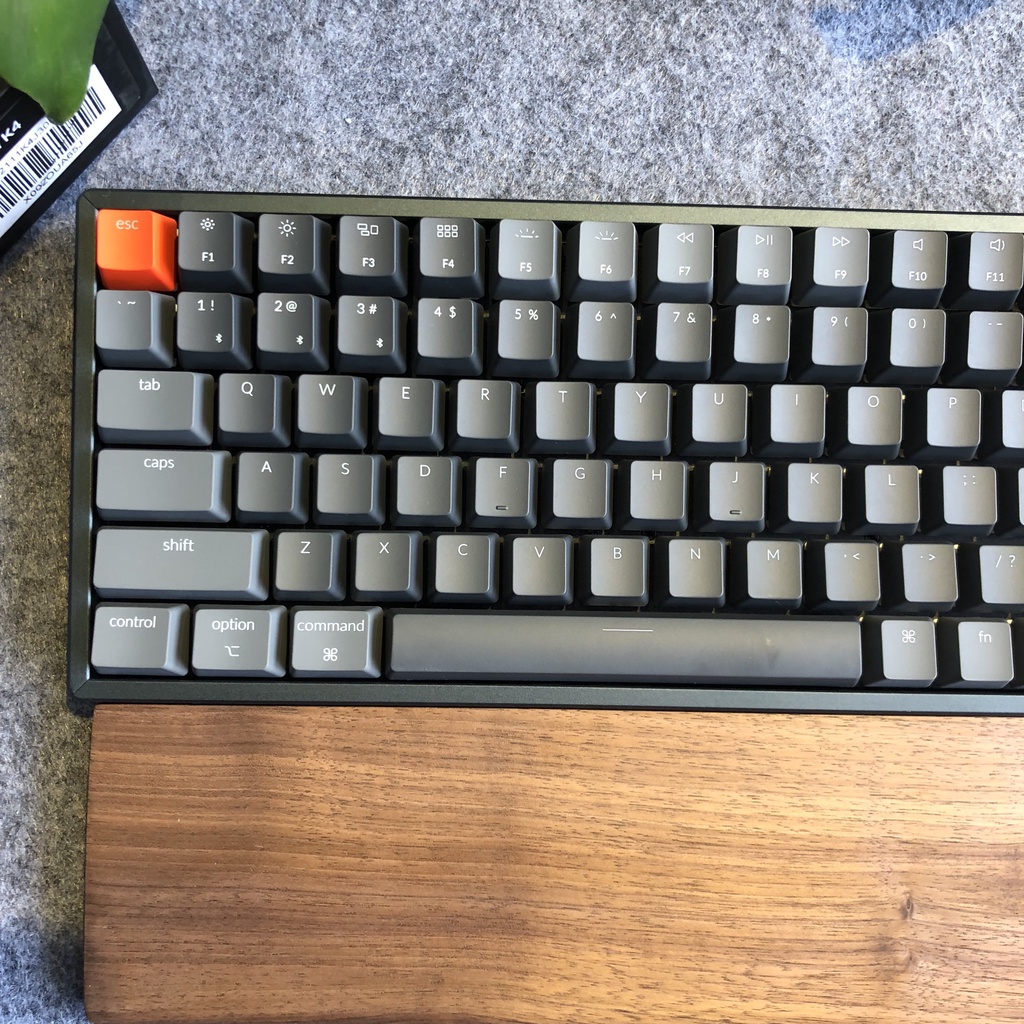 Bàn phím cơ không dây Keychron K4 Ver 2 Hotswap Led RGB - Tặng kèm kê tay gỗ óc chó