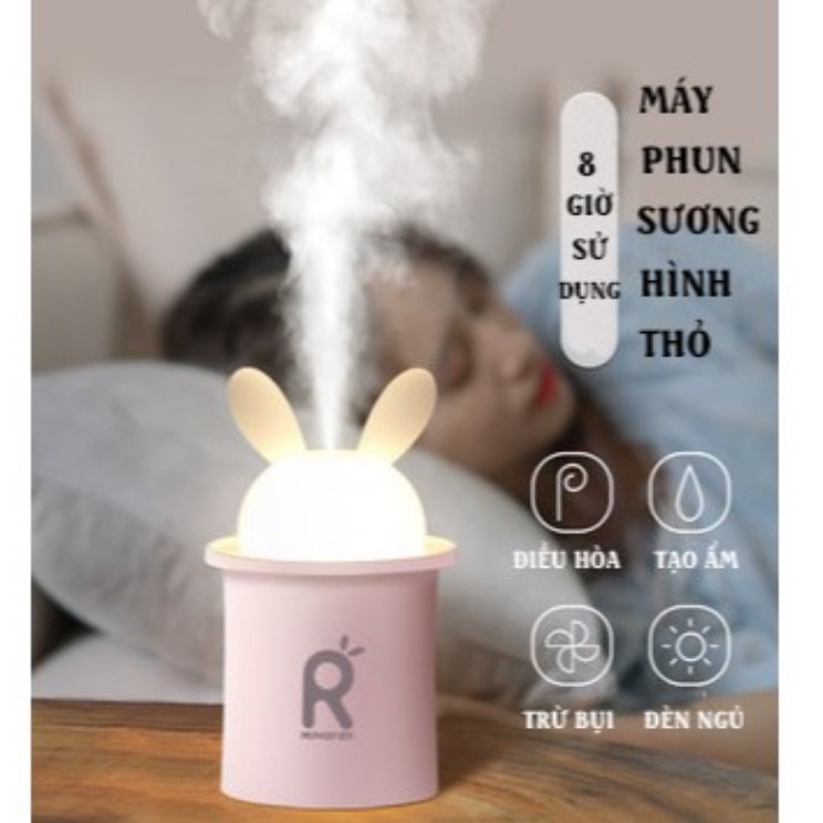 Máy Phun Sương Tạo Ẩm Mini Jíulife JT03 Tạo Ẩm Không Khí Giữ Ẩm Da Tự Động Ngắt Khi Hết Nước - Bảo Hành 12Tháng