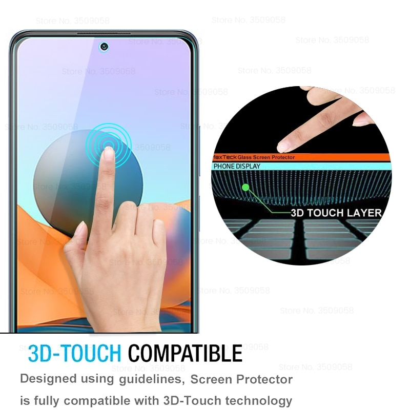 2 Kính Cường Lực Bảo Vệ Màn Hình Cho Xiaomi Redmi Note10 Note 10 Pro Max 10s