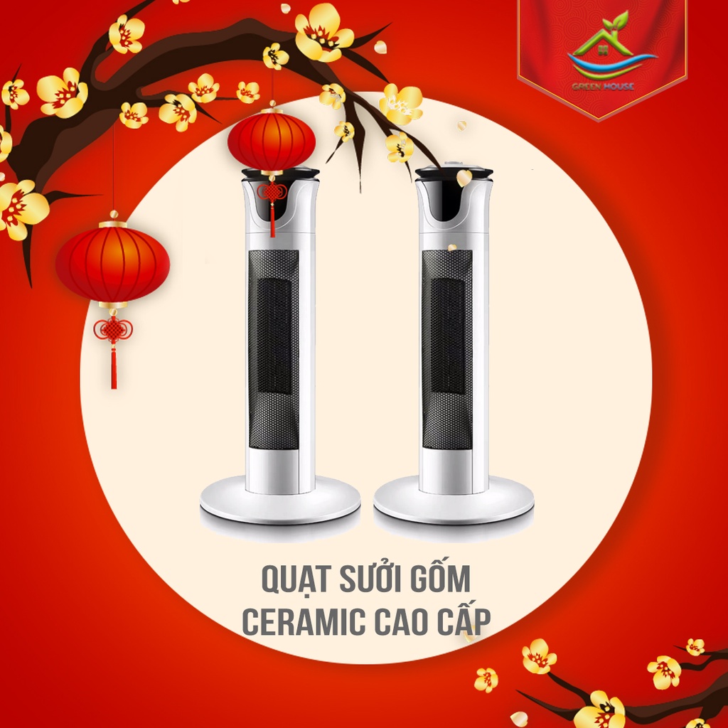 Máy Quạt Sưởi Gốm Cao Cấp Công Nghệ PTC Ceramic An Toàn, công suất 2000W