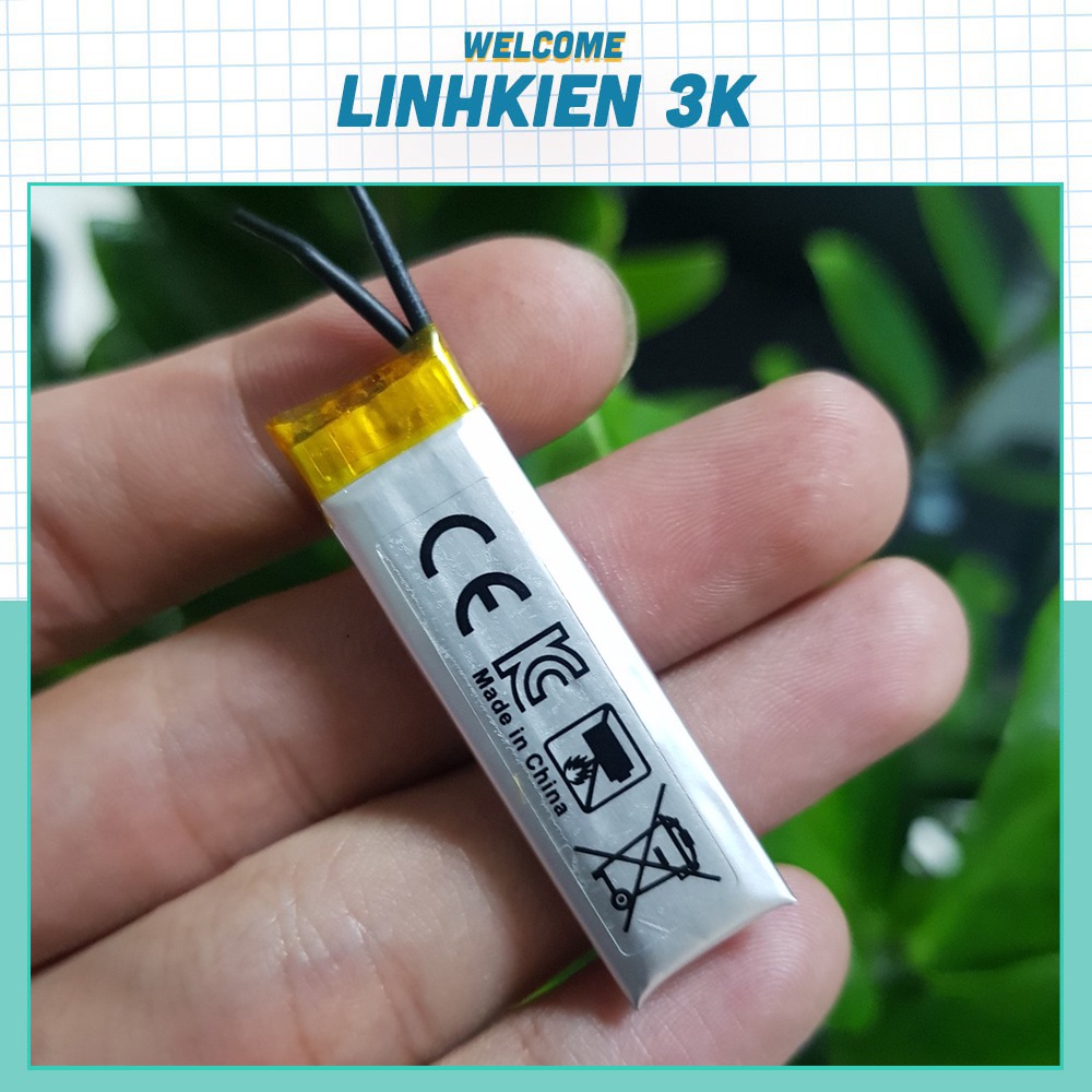 Pin 3.7v 230mAh 41x13x4.6MM 461341Hãng AUCOPO chế đồ DIY