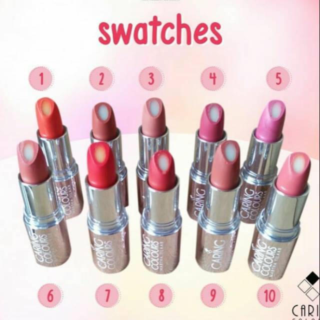 (Hàng Mới Về) Son Môi Dưỡng Ẩm Caring Màu Sắc Thời Trang