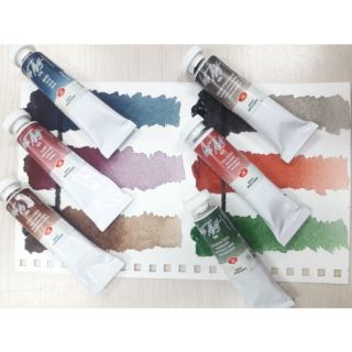 Pocket chiết lẻ 1ml hộp nhựa set 6 màu tông trầm White Nights