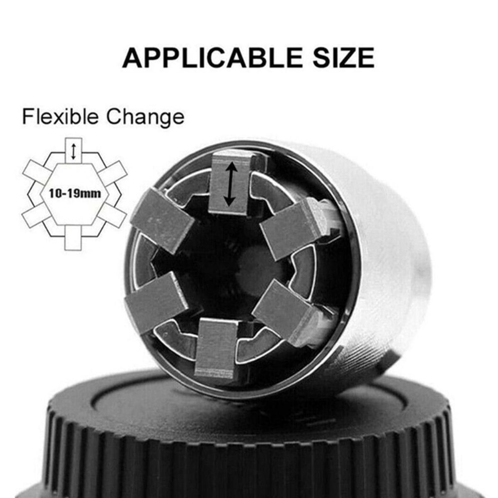 Cờ Lê Lục Giác Đa Năng 3 / 8 inch 10-19mm