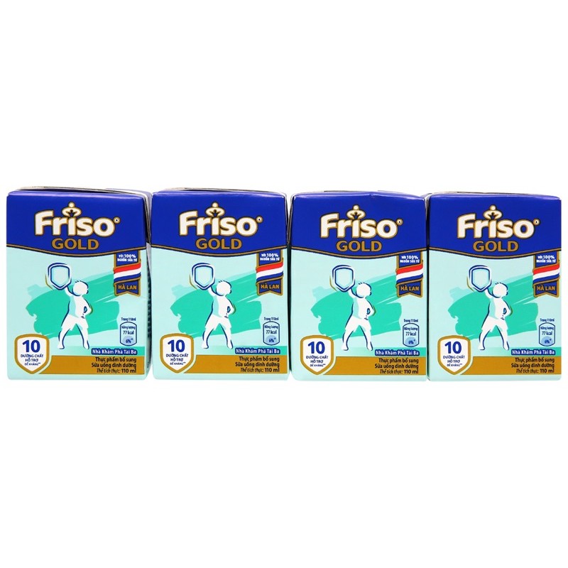 Thùng 48 hộp sữa bột pha sẵn Friso Gold 110ml