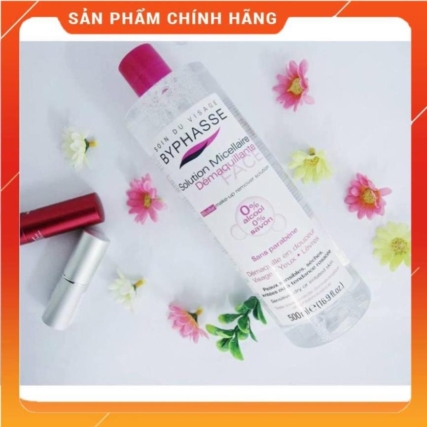 [ Có Sẵn] Nước Tẩy Trang Byphasse Solution Micerallaire Face 500ml _mỹ phẩm chính hãng _anhthucosmetic