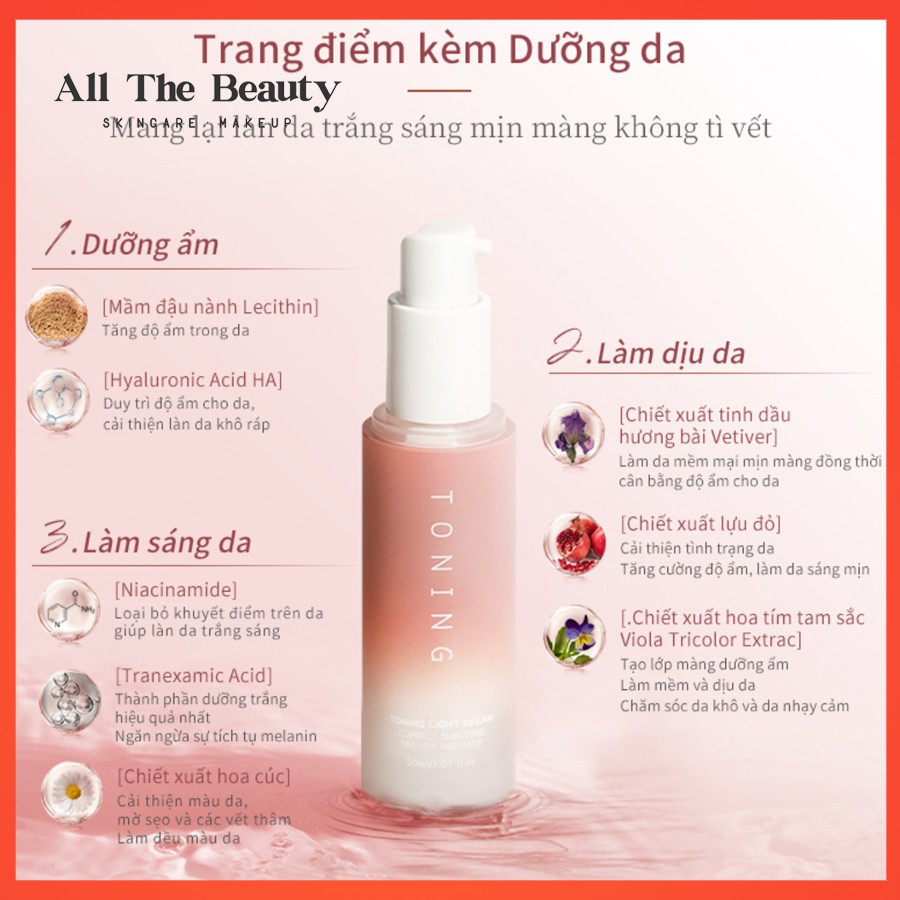 Kem lười nâng tone trắng sáng da Toning Dream Trend | BigBuy360 - bigbuy360.vn