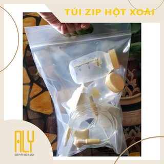 20 Túi zip có quai xách đựng quần áo size 25x35 cm