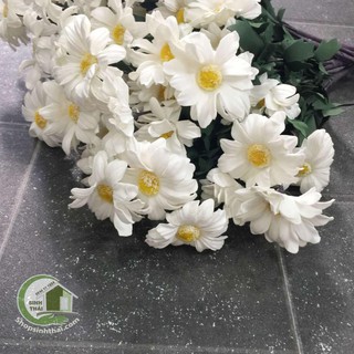 Hoa cúc hoạ mi màu trắng - hoa giả cao cấp