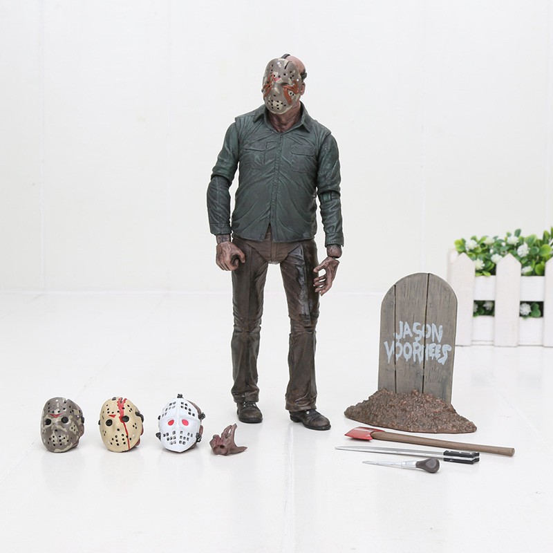 Tượng nhân vật Jason Voorhees phim Friday the 13th The Final Chapter cao 18cm