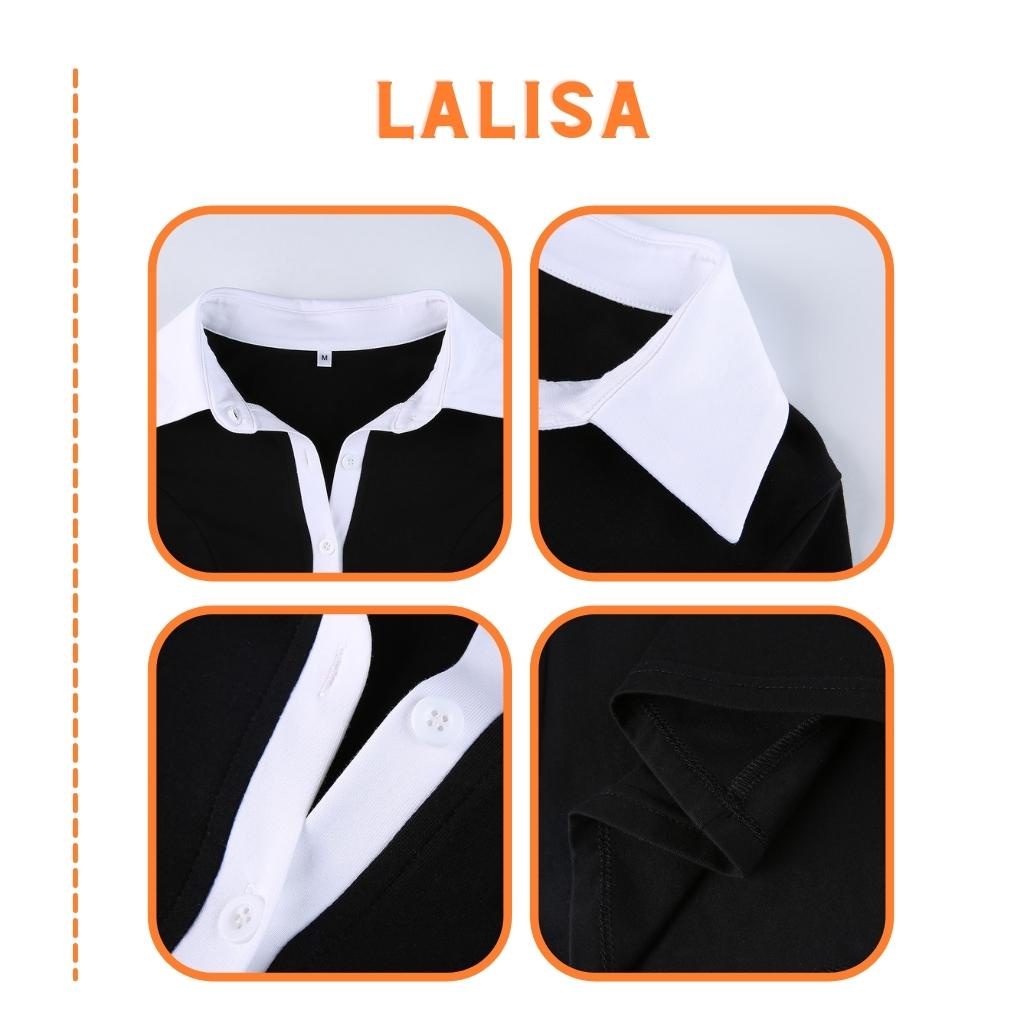 Váy Polo Nữ LALISA Đầm Polo Suông Ngắn Ôm Body Thun Cao Cấp Đi Chơi Dự Tiệc Phong Cách Công Sở Năng Động VD024