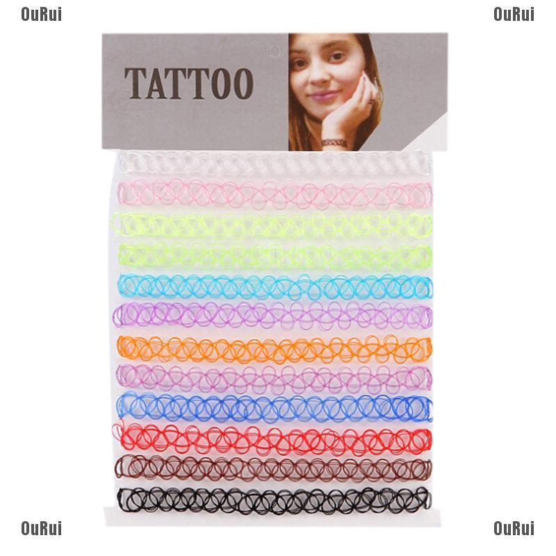 Set 12 Vòng Cổ choker Thanh Lịch Cổ Điển Cho Nữ