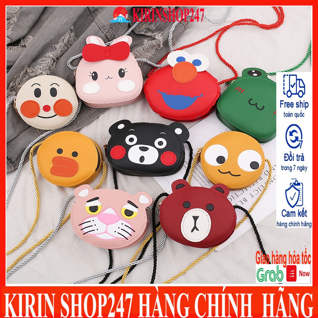 Túi đeo chéo cho bé mẫu hoạt hình dễ thương