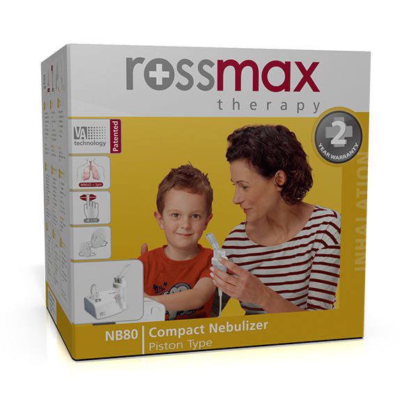 ✅ [CHÍNH HÃNG] Máy Xông Khí Dung Mũi Họng- Rossmax NB80, (Rosmax) -VT0768 | Y Tế Vạn Thành