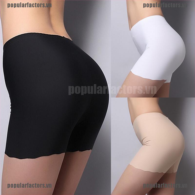 Quần Short An Toàn Màu Trơn Không Đường May free size Thời Trang Cho Nữ