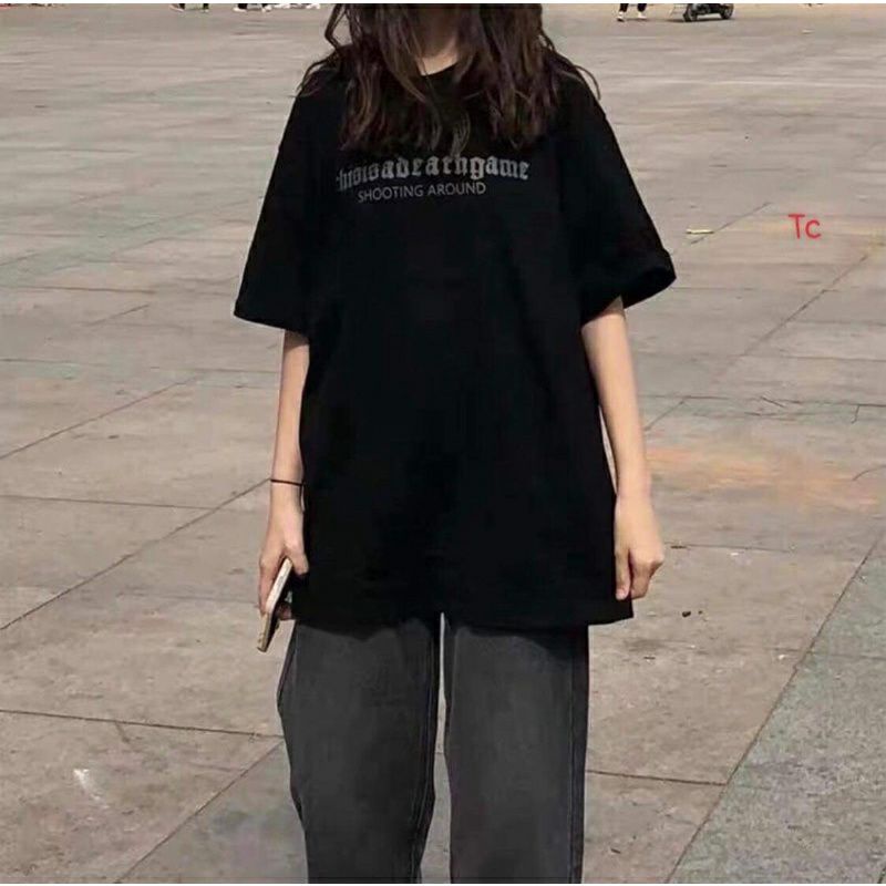 [XẢ HẾT ĐÓN TẾT] ÁO THUN TAY LỠ BÀN CỜ MÀU ĐEN CHẤT COTTON SU SIÊU MỊN XỊN BEN TREND SHOP