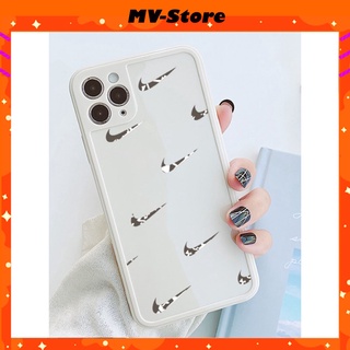 Ốp điện thoại ip viền nổi in logo ni.k.e XS/XSmax