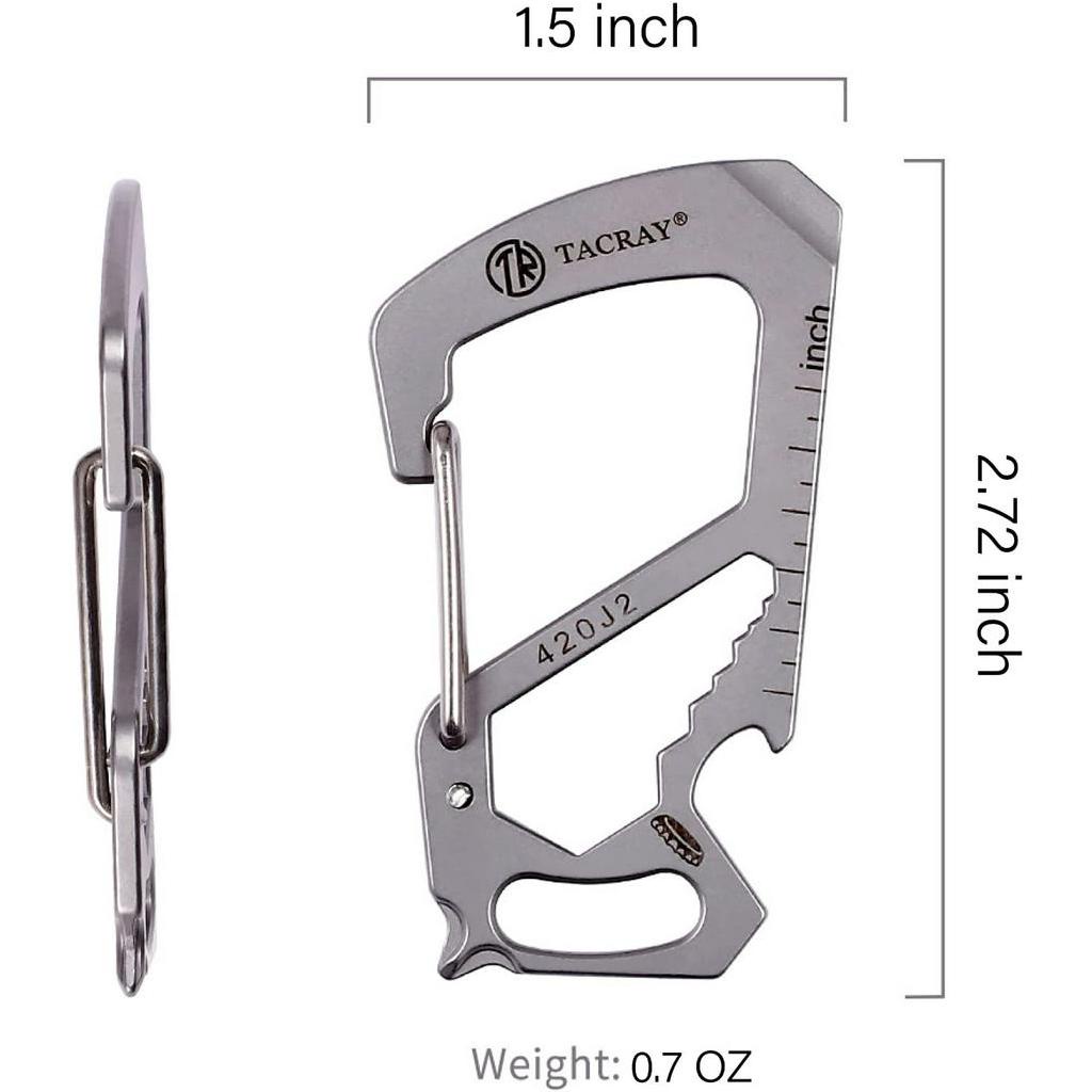 Móc khóa Tacray 420J2, EDC, phụ kiện nam