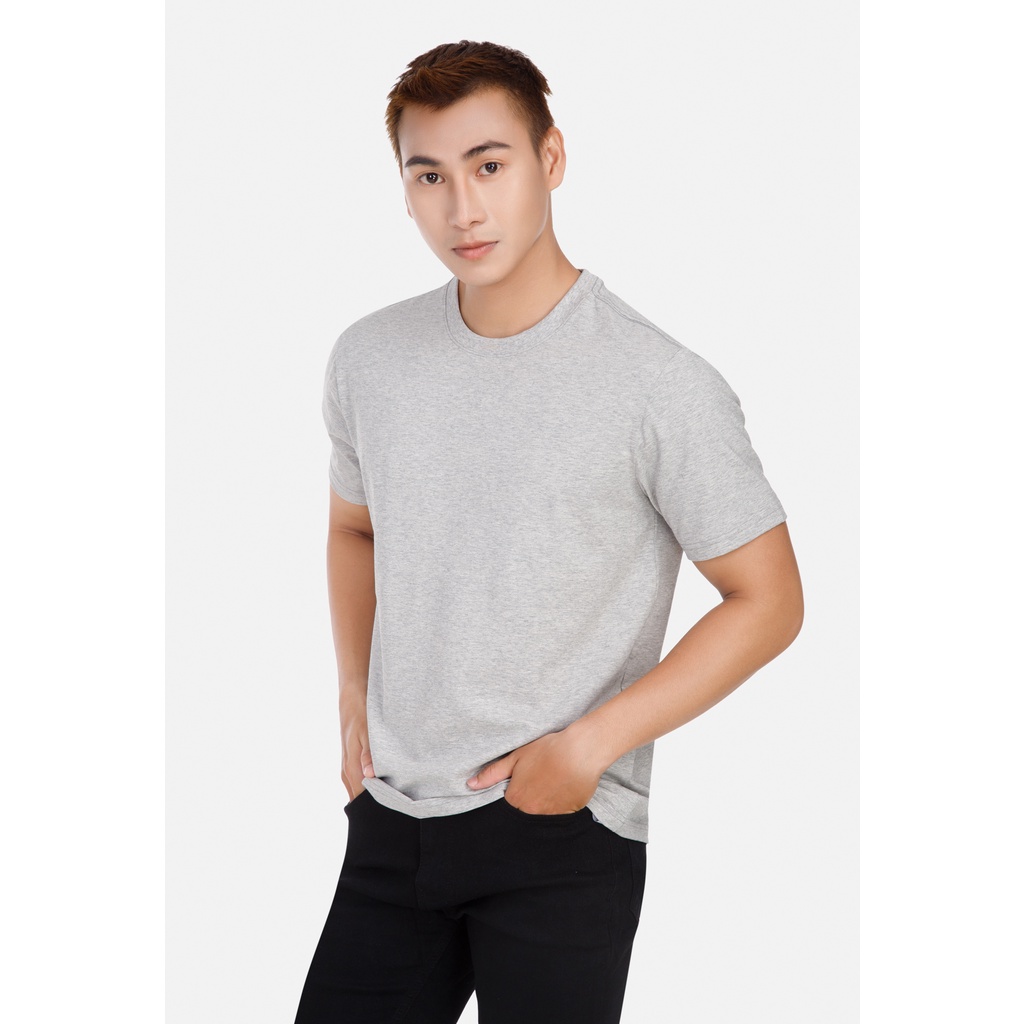 Áo thun nam Cotton Compact Premium chống nhăn màu XÁM Coolmate CW