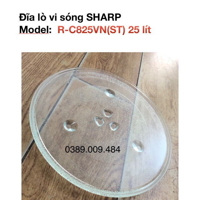 Đĩa lò vi sóng SHARP R-C825VN(ST) 25 lít