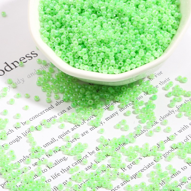 Set 1000 Hạt Pha Lê 3mm 500 Cái 2mm Làm Trang Sức Thủ Công DIY