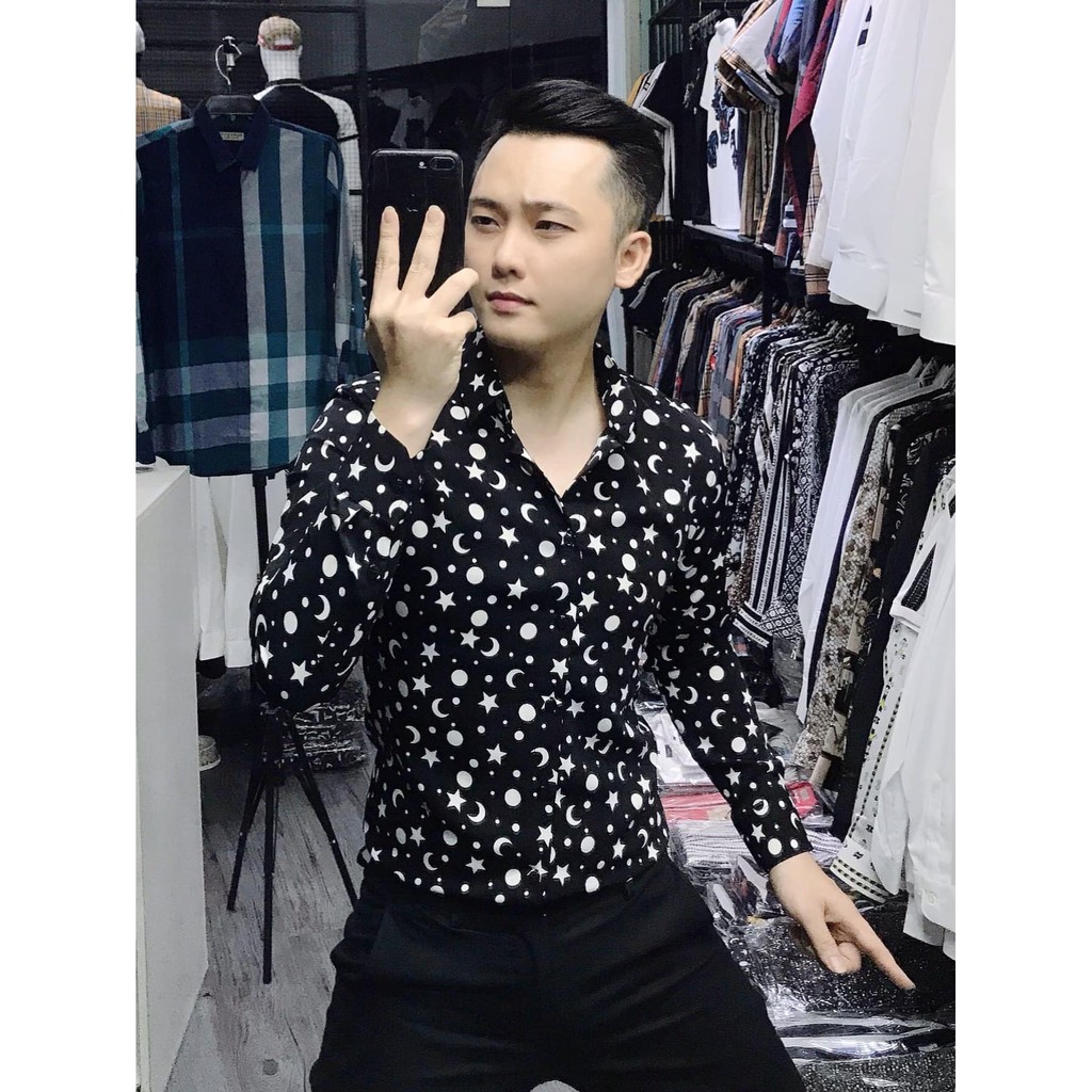 Sơ Mi Nam Lụa Trơn Mịn Không Nhăn Không Phai Không Xù