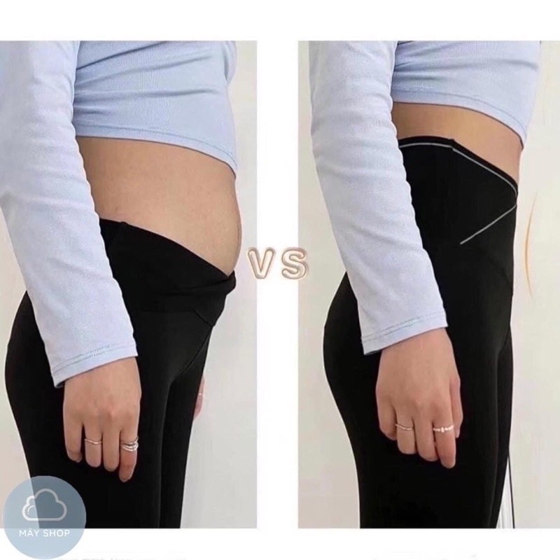 Quần Leggings Cạp Chéo Gen Bụng Chất Umi Cao Cấp Quần Legging Cạp Cao 10cm Xưởng May Sơn Hiền MSLG