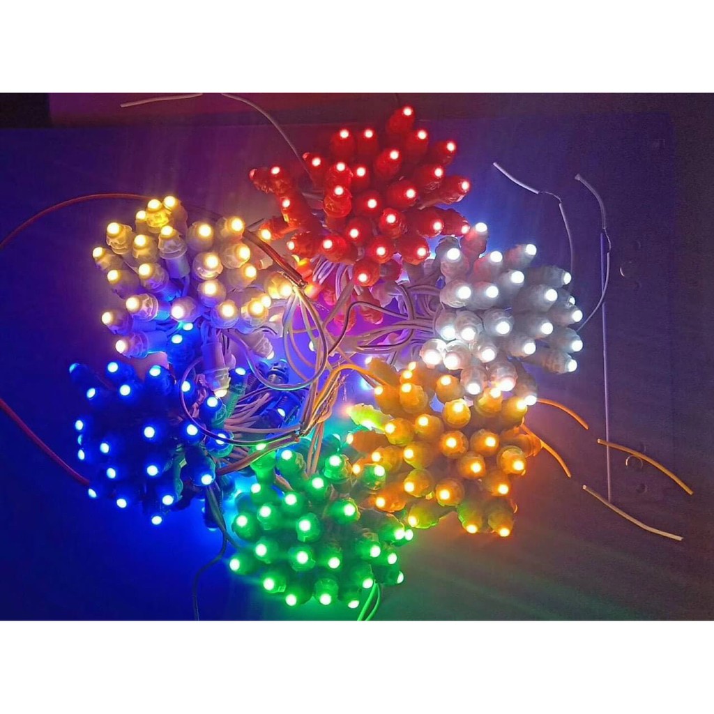 Đèn Led Sao Băng Thả Ngoài Trời Chống Nước Cuộn 2,5m Dùng Để Trang Trí Cây