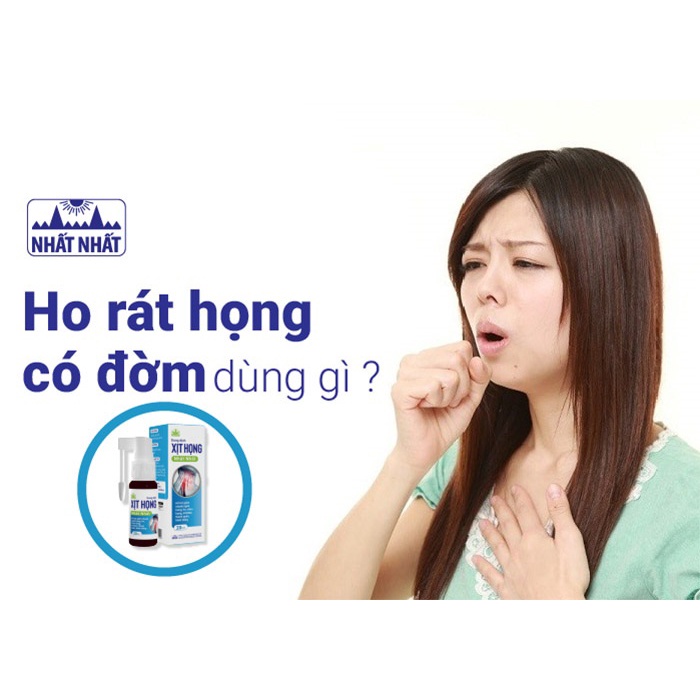 Dung dịch xịt họng Nhất Nhất hỗ trợ làm giảm nhanh ngứa họng, ho, viêm họng, amidan, thanh quản, khản tiếng