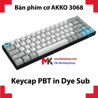 Bàn phím cơ Akko 3068 - Phím cơ Mini Bluetooth Dual Mode