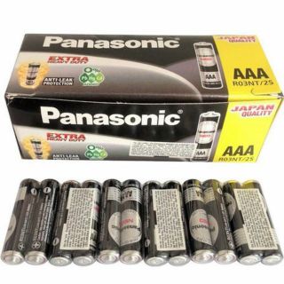 Pin AAA Panasonic Không bị chảy nước R03NT/2S  ( 16 Viên)