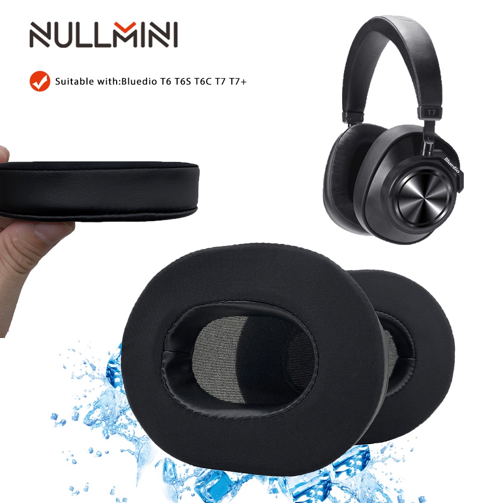 Miếng đệm tai nghe gel băng nâng cấp thay thế NullMini cho tai nghe Bluedio T6 T6S T6C T7 T7 + Chất 