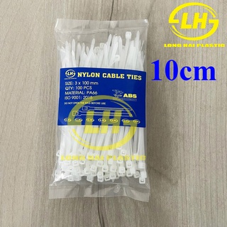 Dây rút nhựa lạt nhựa màu trắng 10,20,30cm