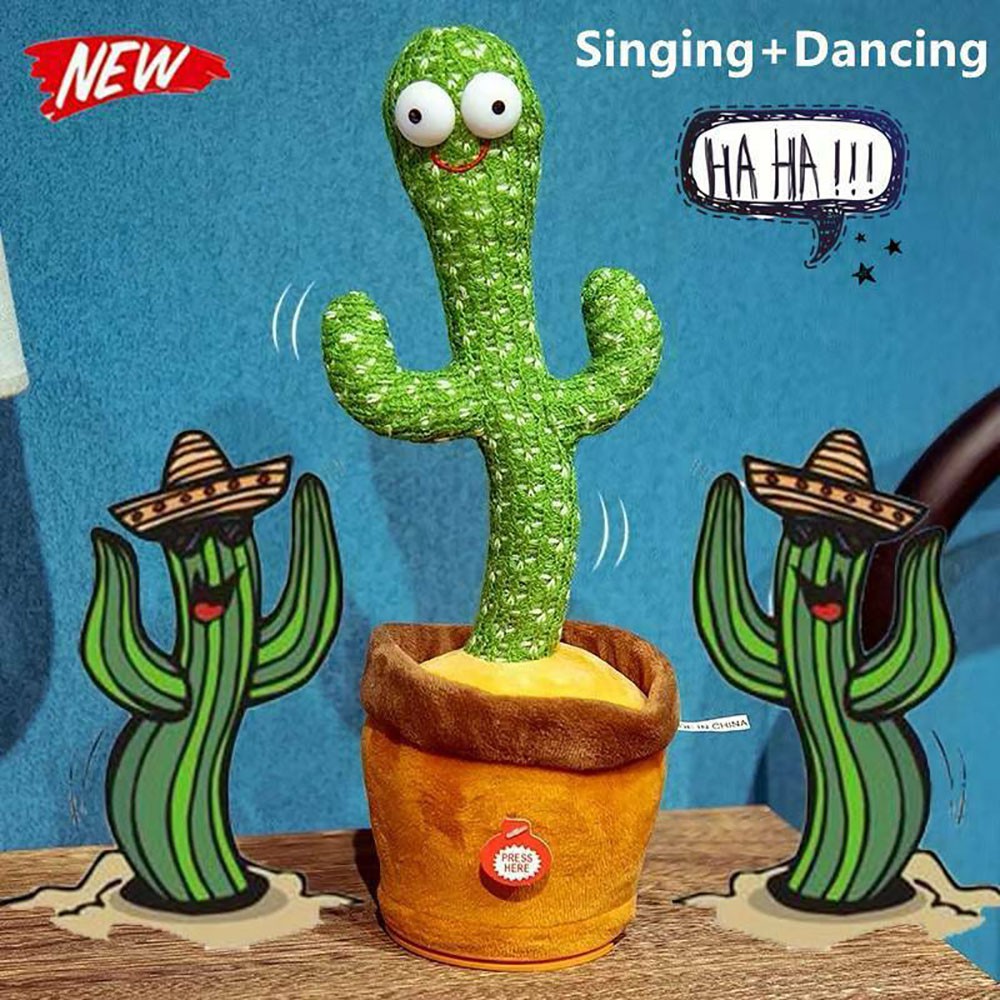 【Cây Xương Rồng Nhảy Múa】Dancing Cactus-67 Giọng Việt Nam+Ghi âm học nói/60 English songs+recording youngtime