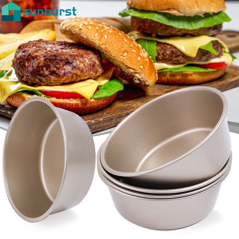Khuôn Làm Bánh Hamburger/Phô Mai/Bánh Mì Chịu Nhiệt Cao Cấp Phù Hợp Với Lò Nướng Không Dầu