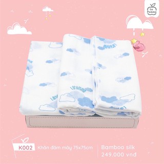 Sét 5 khăn sữa sợi tre lụa La Pomme (30x30)