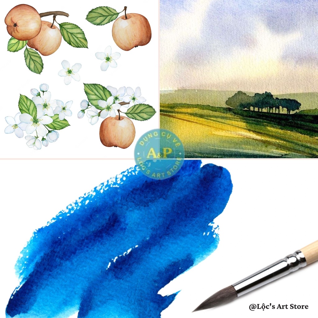 [Lộc'sArtStore] Màu Nước Water Colours Set Renaissance