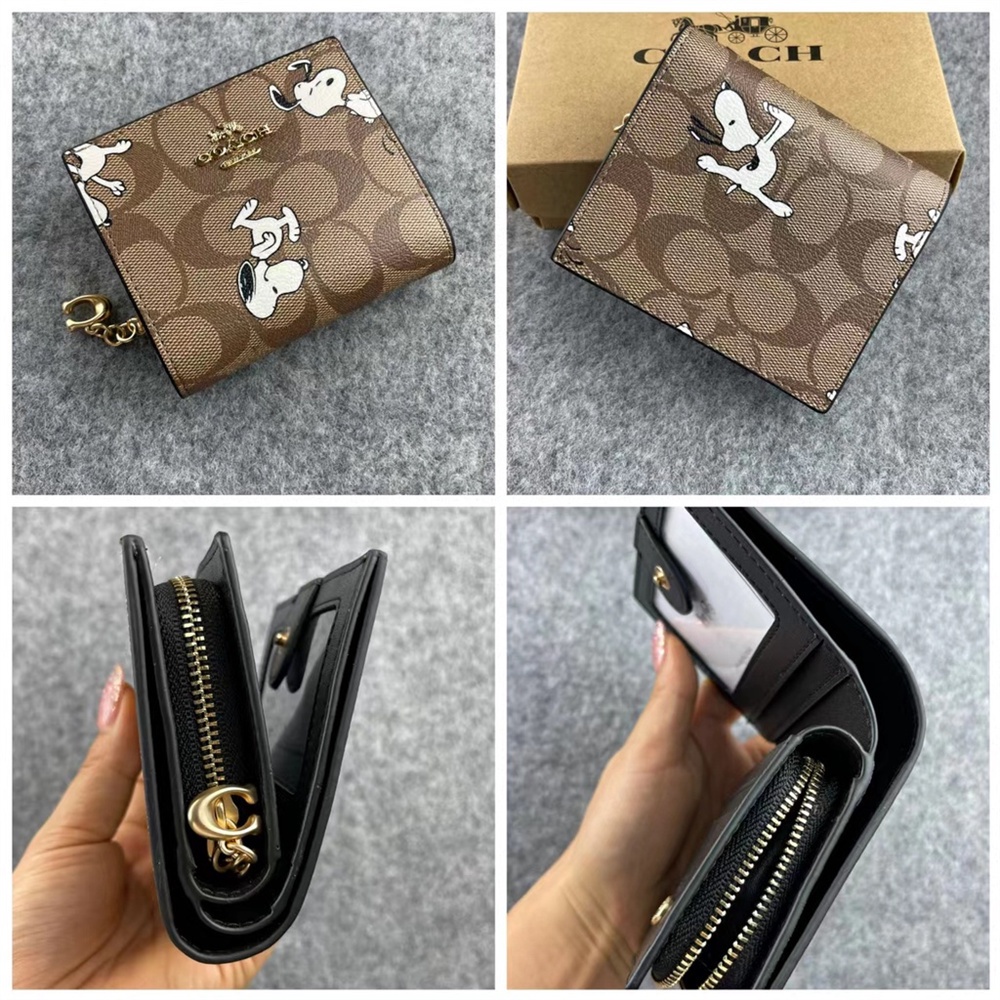Ví snap hộp đựng thẻ ngắn dành cho nữ ví gấp c5614 c5587 c2868 c2867 c8704 c8703 c4591 c6941 cc472 cc920 cc472
