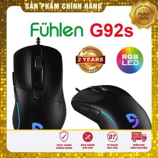 Chuột Chơi Game Fuhlen G92S Led RGB New 2020, bảo hành 2 năm
