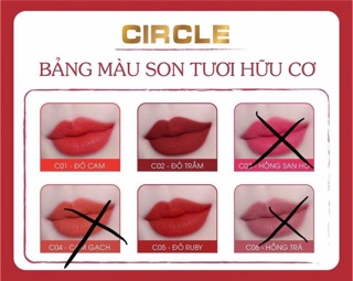 Combo khách đặt son tươi CIRCLE