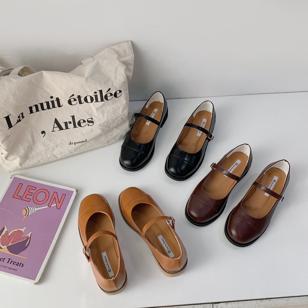 [Sẵn] Giày Mary Jane da mềm