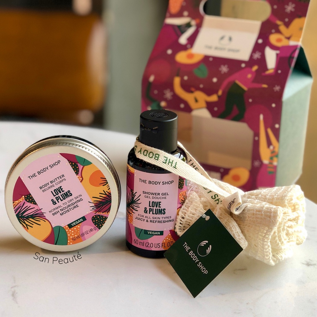 Set quà tặng The Body Shop Gift set Love Plum/ Handcream 2021